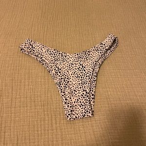 Zaful spotted leopard bikini bottoms